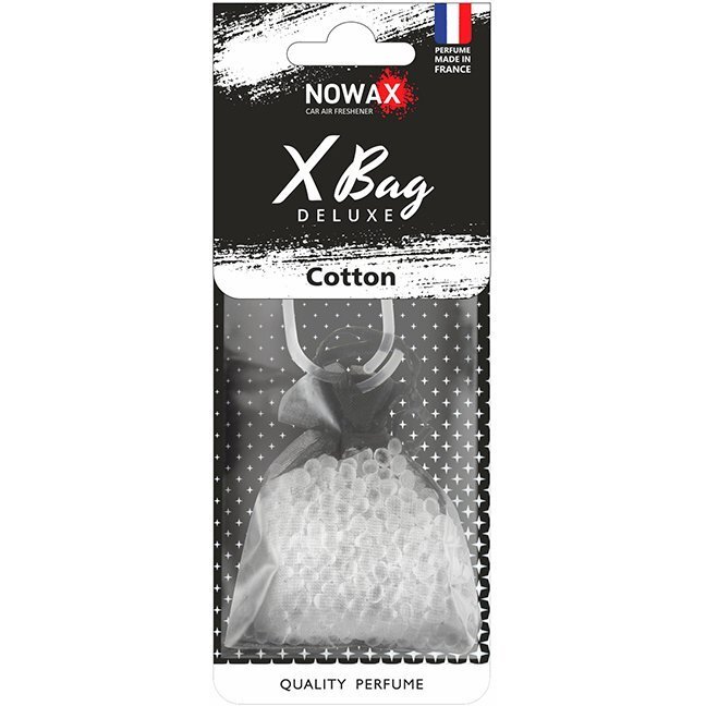 Ароматизатор повітря Nowax Полімерний X Bag Deluxe – Cotton (NX07586)фото