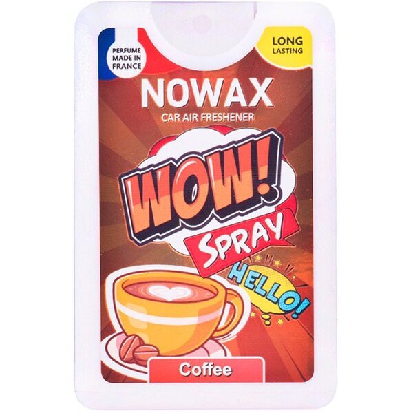 Акція на Ароматизатор воздуха Nowax с распылителем Wow Spray 18мл. - Coffee (NX00139) від MOYO