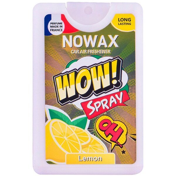 Акція на Ароматизатор воздуха Nowax с распылителем Wow Spray 18мл. - Lemon (NX00140) від MOYO