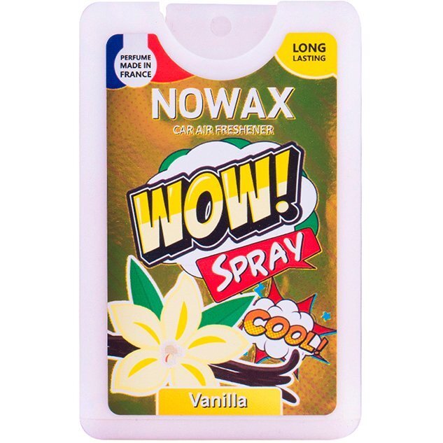 Ароматизатор повітря Nowax із розпилювачем Wow Spray 18мол. – Vanilla (NX00144)фото