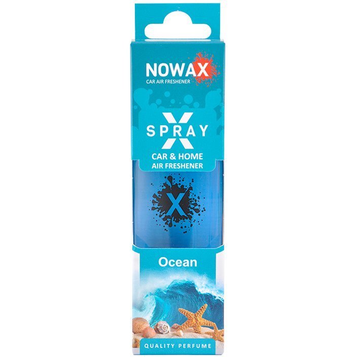 Ароматизатор повітря Nowax із розпилювачем X Spray – Ocean 50мл. (NX07599)фото