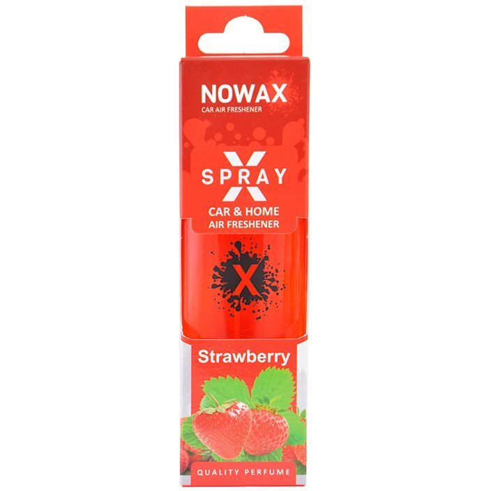 Ароматизатор повітря Nowax із розпилювачем X Spray – Strawberry 50мл. (NX07593)фото1