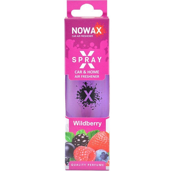 Ароматизатор воздуха Nowax с распылителем X Spray - Wildberry 50мл. (NX07604) фото 