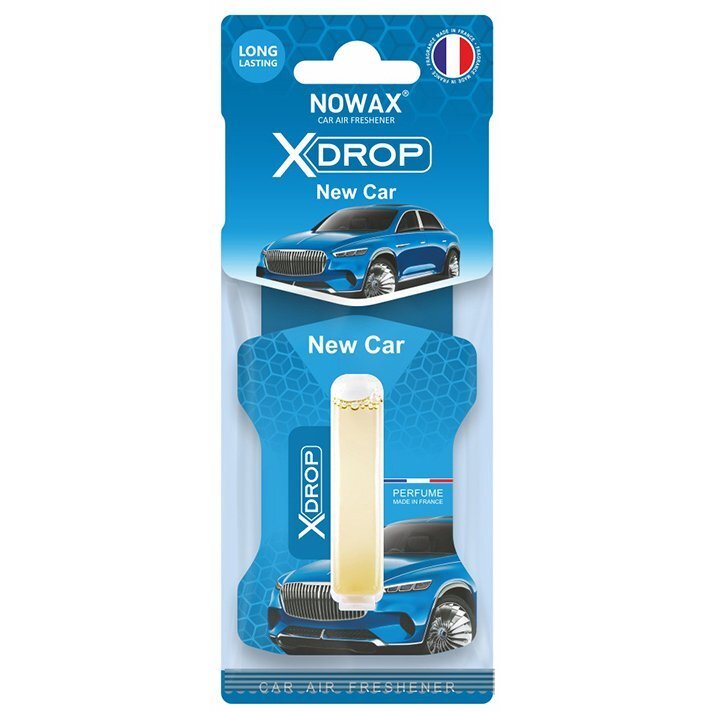 Ароматизатор повітря Nowax Целюлозний із капсулою X Drop – New Car (NX00056)фото