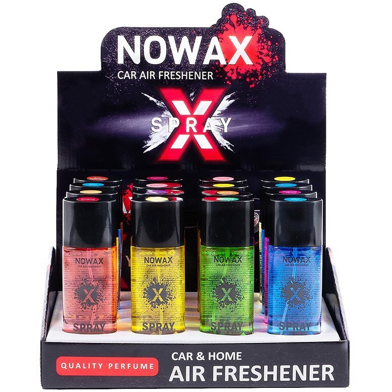 Набір ароматизаторів повітря Nowax Mix №2 X Spray 50мл 16 шт (NX07772)фото