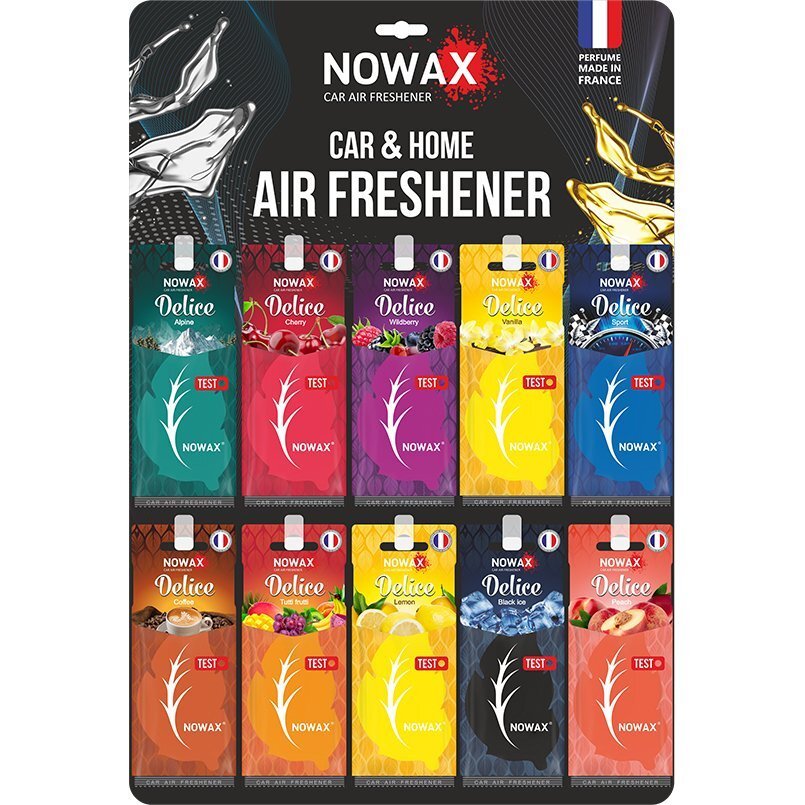 Набір ароматизаторів повітря Nowax Mix №1 Delice 50 шт (NX00090)фото1