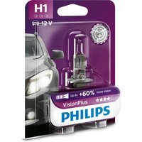 Лампа Philips галогеновая 12V H1 55W P14.5S Visionplus, +60% (PS_12258_VP_B1)