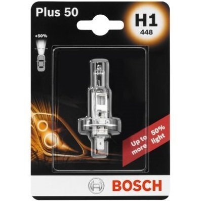 Акція на Лампа Bosch галогеновая 12V H1 P14.5S Plus 50 (BO_1987301041) від MOYO