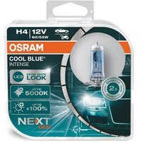 Лампа Osram галогеновая 12V H4 60/55W P43T Cool Blue Intense Next Gen +100% Up To 5000K Box (2шт) (OS_64193_CBN-HCB)