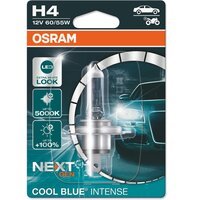 Лампа Osram галогеновая 12V H4 60/55W P43T Cool Blue Intense яркость +20% (OS_64193_CBI-01B)