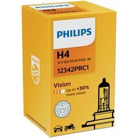 Лампа Philips галогенова 12V H4 60/55W P43T-38 Vision +30% (PS_12342_PR_C1)