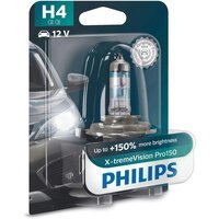 Лампа Philips галогеновая 12V H4 60/55W P43T-38 X-Treme Vision Pro150 (PS_12342_XVP_B1)