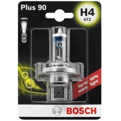 Акція на Лампа Bosch галогеновая 12V H4 P43T Plus 90 (BO_1987301077) від MOYO