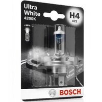 Лампа Bosch галогеновая 12V H4 P43T Ultra White 4200K (BO_1987301089)