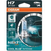 Лампа Osram галогеновая 12V H7 55W Px26D Cool Blue Intense Next Gen +100% Up To 5000K (OS_64210_CBN-01B)