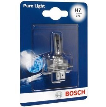 Акція на Лампа Bosch галогеновая 12V H7 55W Px26D Pure Light (BO_1987301012) від MOYO