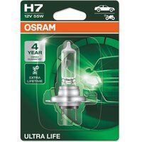 Лампа Osram галогенова 12V H7 55W Px26D Ultra Life (OS_64210_ULT-01B)