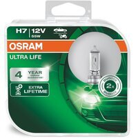 Лампа Osram галогеновая 12V H7 55W Px26D Ultra Life, Duobox (2шт) (OS_64210_ULT-HCB)
