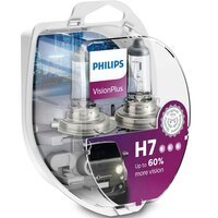 Лампа Philips галогенова 12V H7 55W Px26Dvisionplus +60% (2шт) (PS_12972_VP_S2)