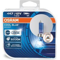 Лампа Osram галогенова 12V H7 80W PX26d Cool Blue Boost, Duobox (2шт) (OS_62210_CBB-HCB)