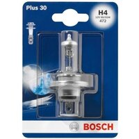 Лампа Bosch галогеновая 12V H4 60/55W P43T Plus 30 Ваз 2101, 2103, 2107, 2108, 2113 (BO_1987301002)
