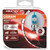 Лампа Osram галогеновая 12V Hb3 60W P20D Night Breaker Laser Next Generation 150%, Duobox (2шт) (OS_9005_NL-HCB)