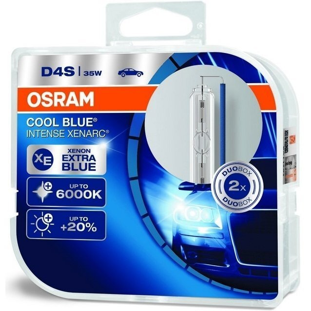 Лампа Osram ксенонова 42V D4S 35W P32D-5 xenarc Cool Blue Intense, Duobox (2шт) (OS_66440_CBI-HCB)фото1