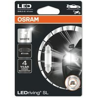 Лампа Osram светодиодная 12V C5W Led 0,6W 6000K 41Mm Sv8.5-8 Ledriving Sl (OS_6413_DWP-01B)