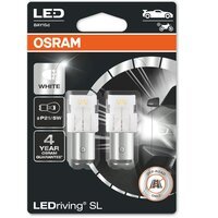 Лампа Osram светодиодная 12V P21/5W Led 2W 6000K Bay15D Ledriving Sl (2шт) (OS_7528_DWP-02B)
