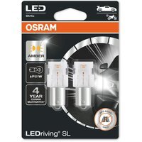 Лампа Osram светодиодная 12V P21W Led 1.3W Ba15S Ledriving Sl (2шт) (OS_7506_DYP-02B)