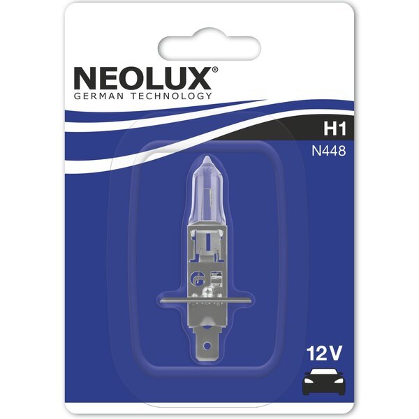 Акція на Лампа Neolux галогеновая 12V H1 55W P14.5S Standard (NE_N448-01B) від MOYO