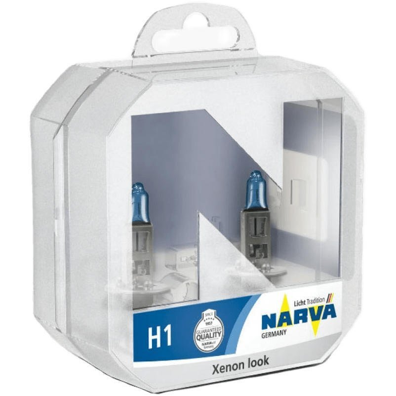 Лампа Narva галогеновая 12V H1 85W P14.5S Range Power White (+2шт W5W) (NV_98014.2BOX) фото 1