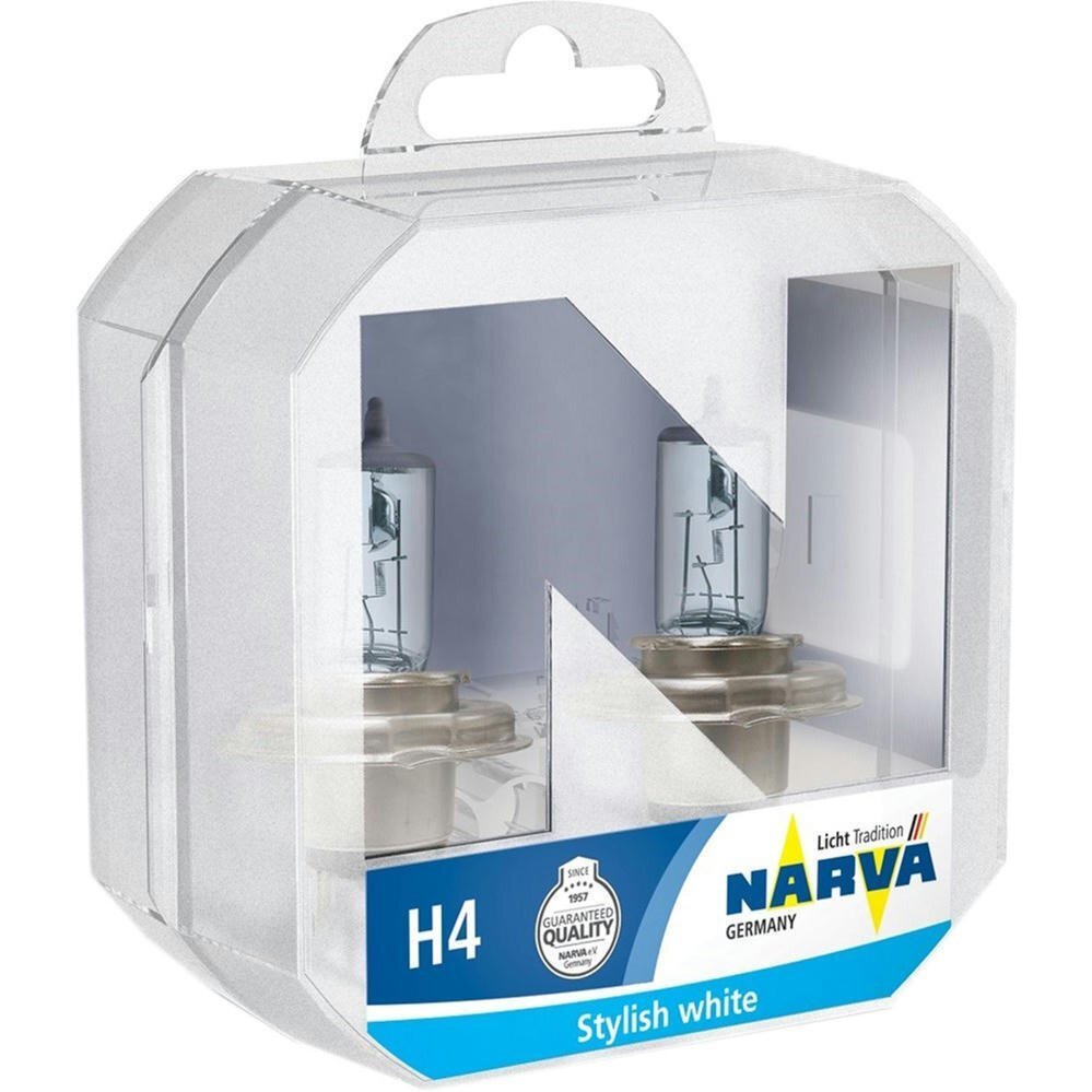 Лампа Narva галогенова 12V H4 60/55W P43T Range Power Blue (2шт) (NV_48677.2BOX)фото1