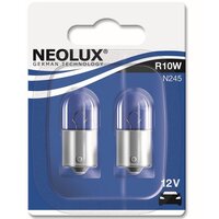 Лампа Neolux накаливания 12V R10W 10W Ba15S Standard (2шт) (NE_N245-02B)