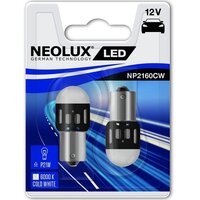 Лампа Neolux светодиодная 12V P21W Led 1.2W Ba15S (2шт) (NE_NP2160_CW-02B)