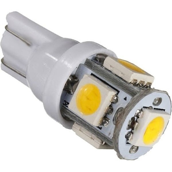 Лампа Tempest LED б/ц габарит, T10 5SMD W5W 12V White 2шт (49051134071) фото 