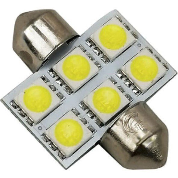 

Лампа Tempest LED cофитные C5W 12V T11x36-S8.5 (6SMD, 5050) White (4905973802)