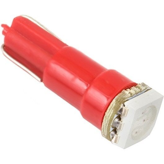 

Лампа Tempest LED б/ц приборная панель Т5-02 (1SMD) W2, 0х4, 6d красная 12V (4905973809)
