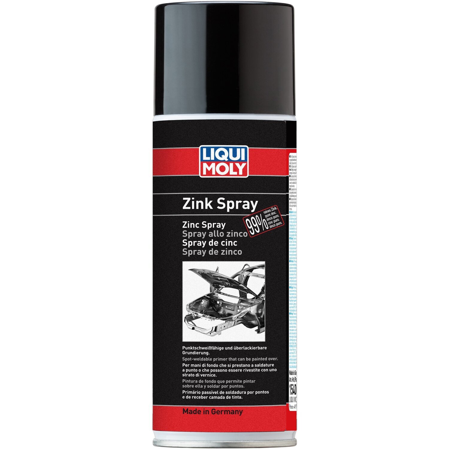 Грунтовка Liqui Moly цинкова Zink Spray 0,4л (4100420015403)фото