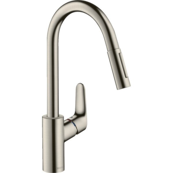 Смеситель для кухни Hansgrohe Focus M41 KM240 сталь (31815800)