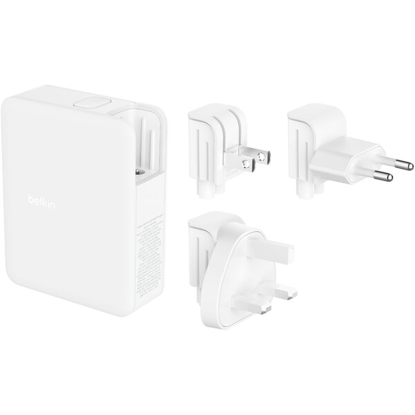 Акція на Сетевое ЗУ  Belkin 140Вт 3хUSB-С White (WCH014BTWH) від MOYO