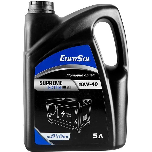Масло моторное EnerSol для дизельных двигателей 5л (SUPREME-DIESEL10W ...