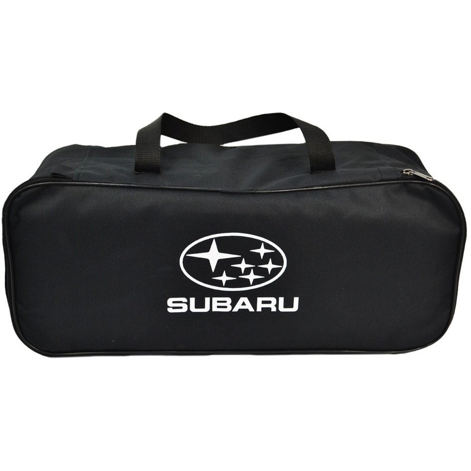 Сумка-органайзер Poputchik в багажник Subaru Черная 45.5х18х18.5см (03-126-1Д) фото 