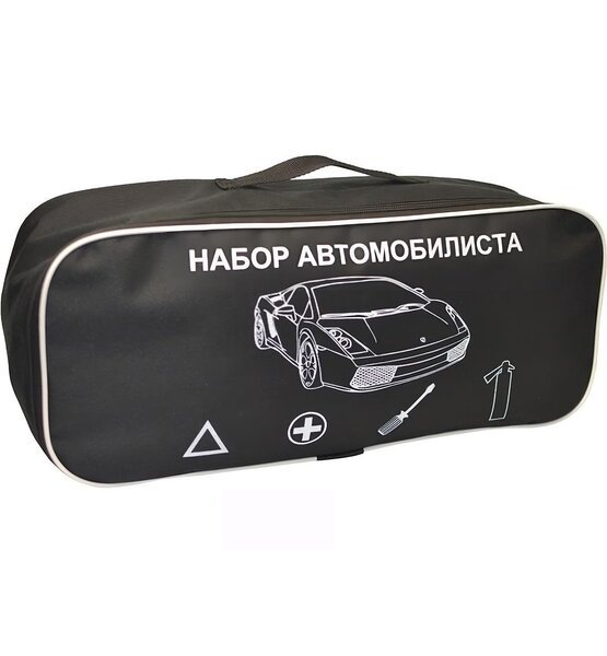 

Сумка-органайзер Poputchik набор автомобилиста Черная 45.5х18х18см (03-050-1Д)