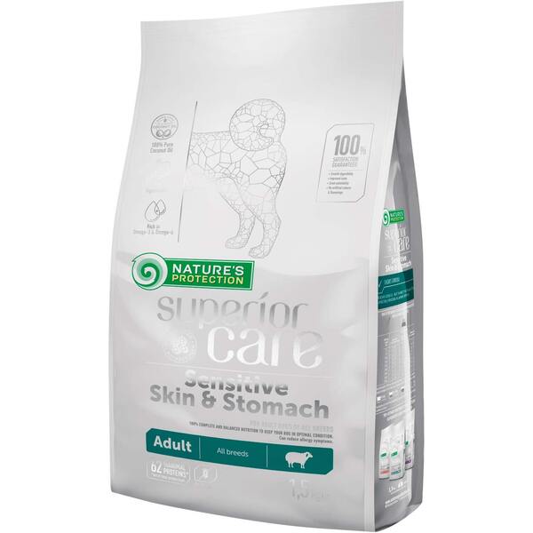 Сухой корм для собак с чувствительным пищеварением Nature's Protection Superior Care Sensitive 1.5 кг