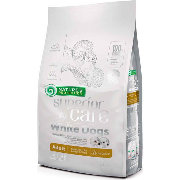 Сухой корм для мелких пород собак с белой шерстью Nature's Protection Superior Care 1.5 кг