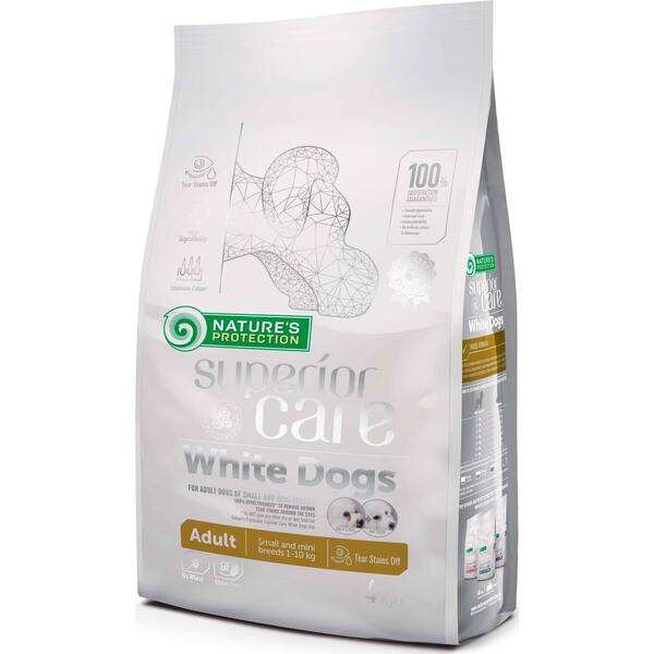 Сухой корм для мелких пород собак с белой шерстью Nature's Protection Superior Care 4 кг