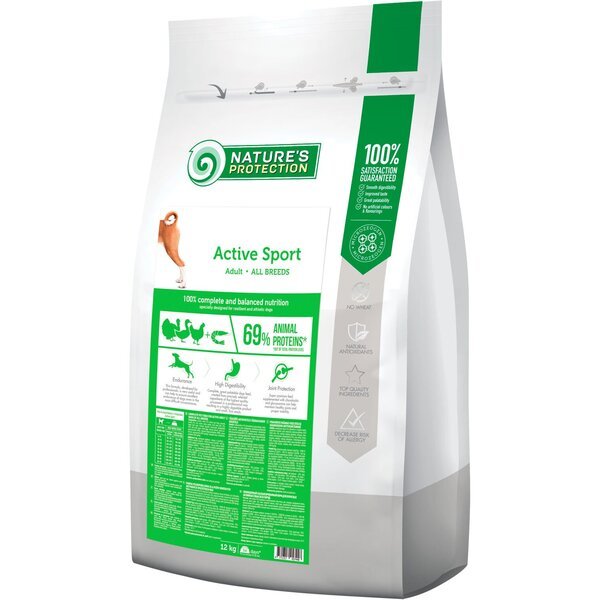 

Сухой корм для собак Nature's Protection Active Sport Adult All Breeds 12 кг
