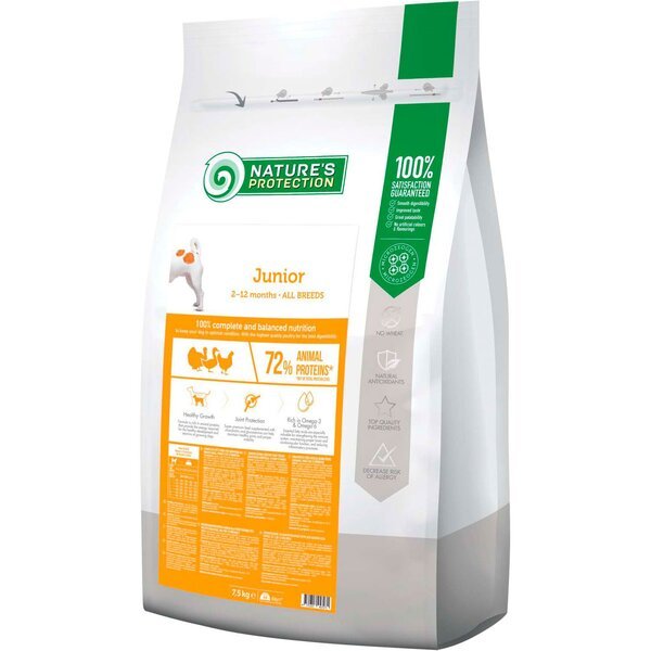 

Сухой корм для щенков Nature's Protection Junior All Breeds 7.5 кг