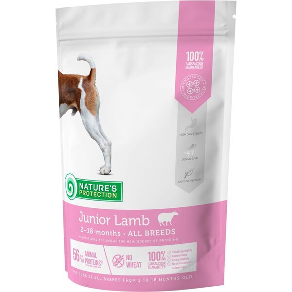 

Сухой корм для щенков Nature's Protection Junior Lamb All Breeds 500 г
